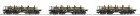 37591 Roco Set 3 heavi duty flat cars